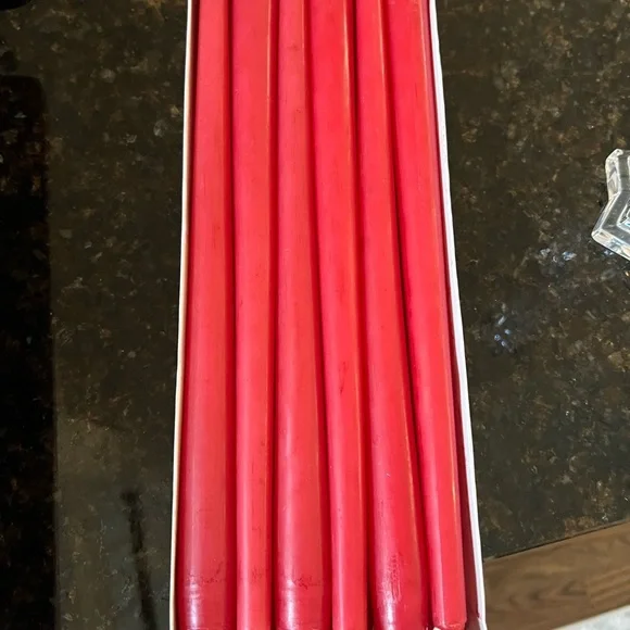 Exqusite Mikasa Crystal 9.5 inchCrystal Candle Holders and a 12 candles - Picture 5 of 5